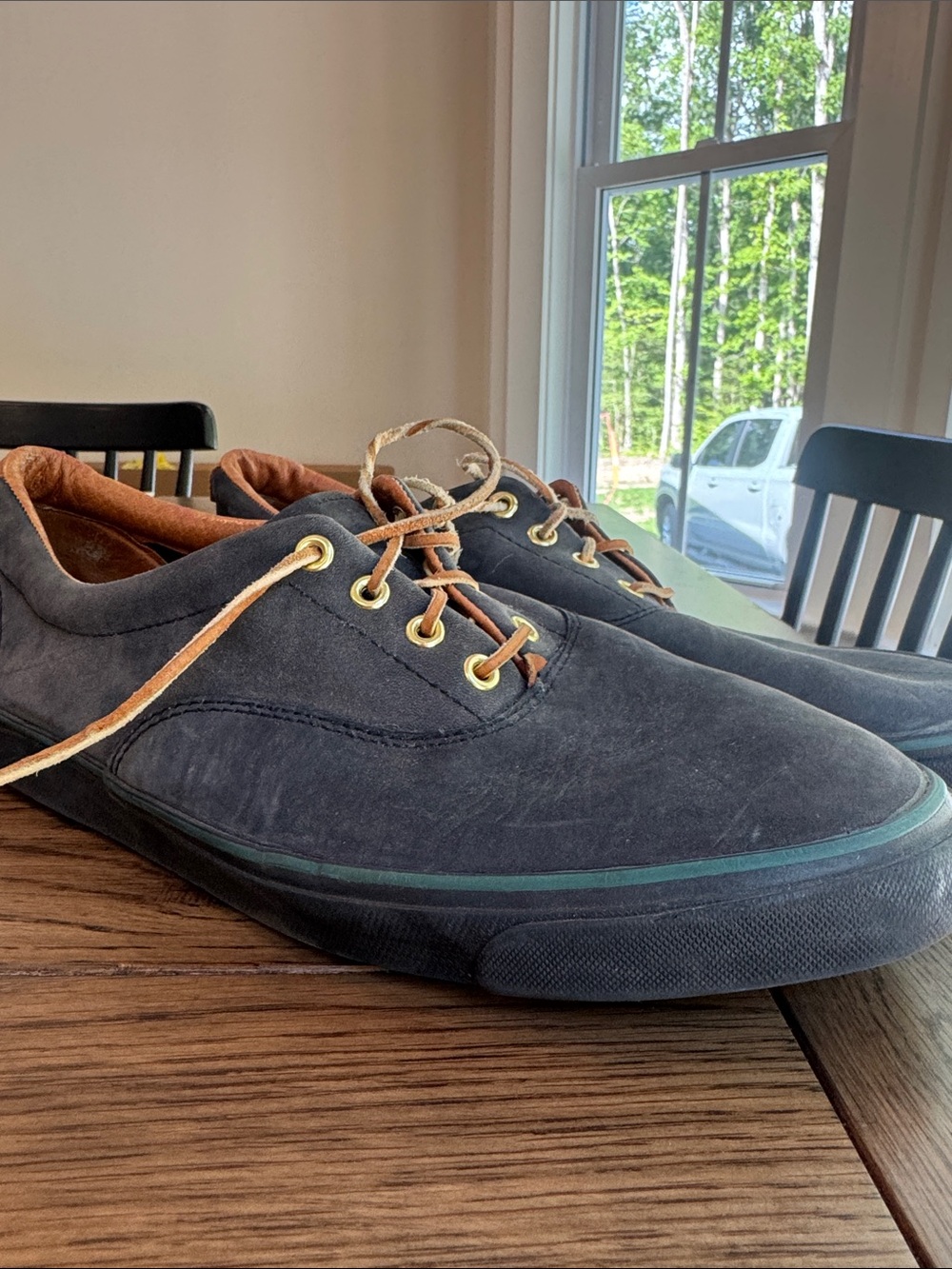 Vintage G.H. Bass & Co Outdoor Black Leather Shoes / Sz 13